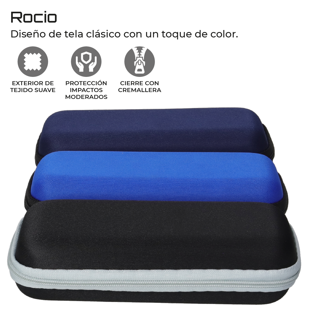 ESTUCHE ROCÍO CREMALLERA 10uds
