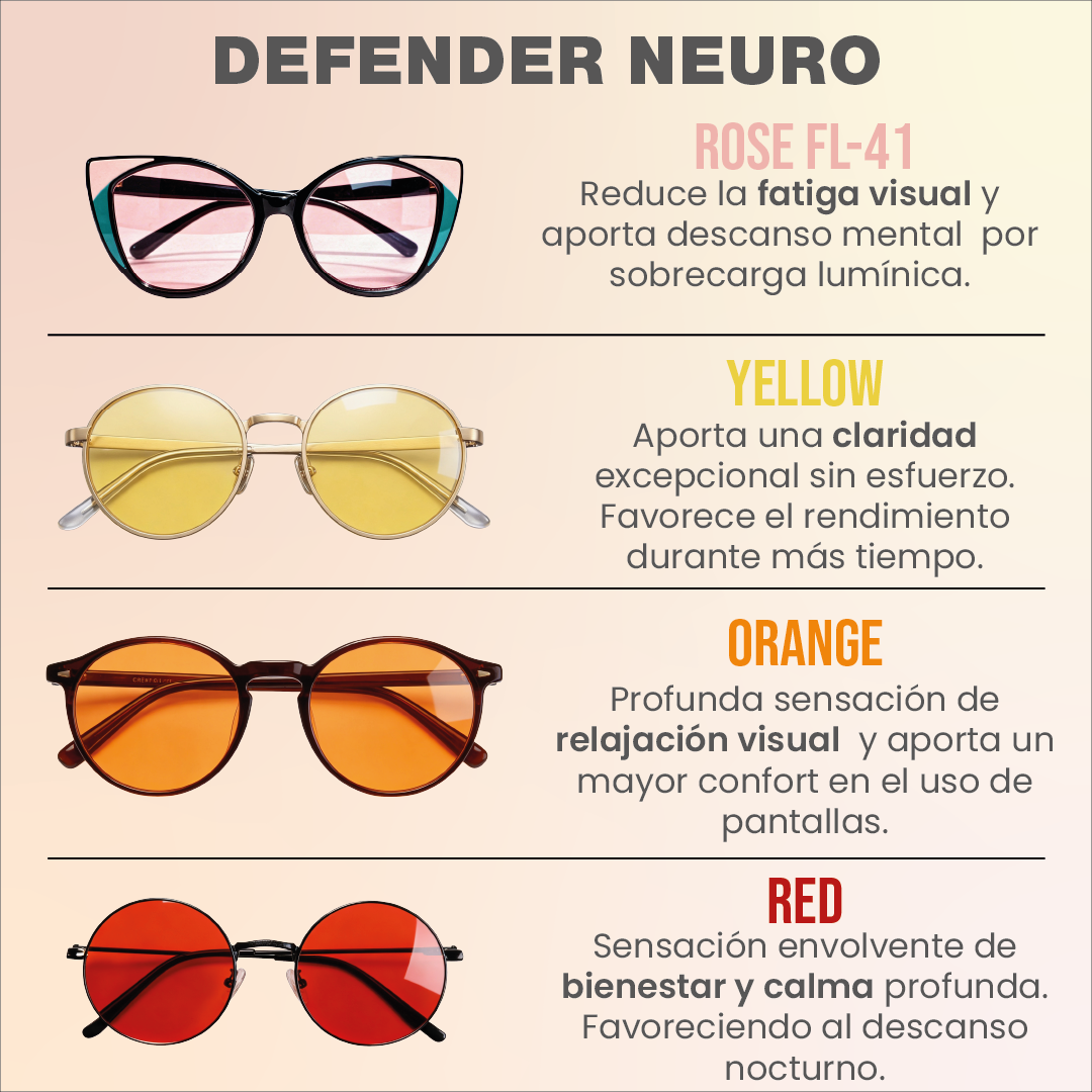 1.50 DEFENDER NEURO 99% HMC ORANGE BASE 6 1uds