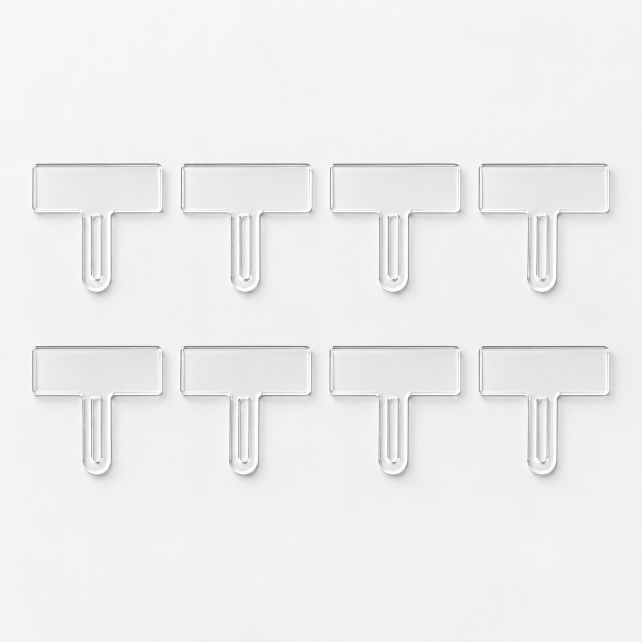 MARCA PRECIOS TRANSPARENTE 35x15mm 200uds