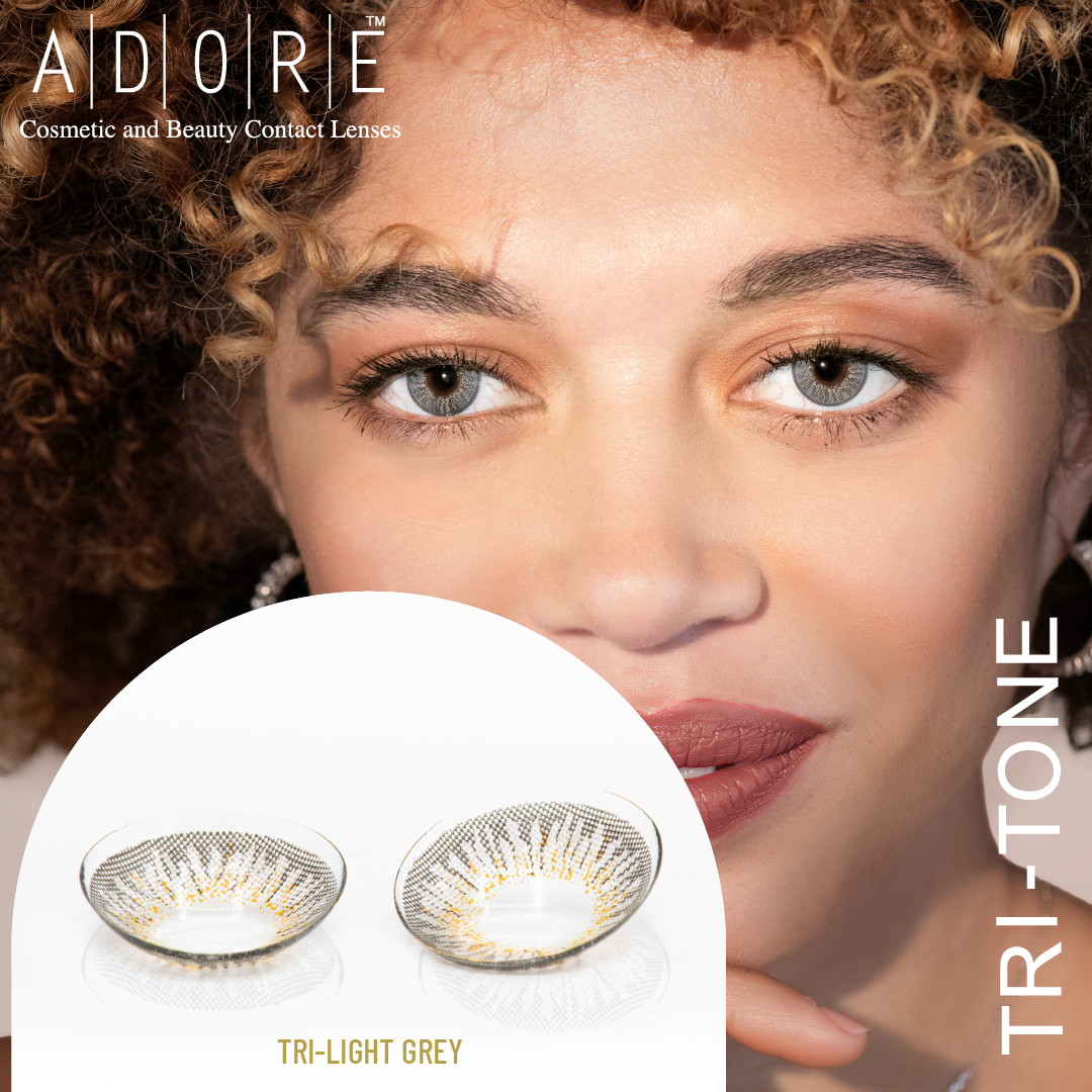 ADORE TRI-TONE LIGHT  GREY 2PK