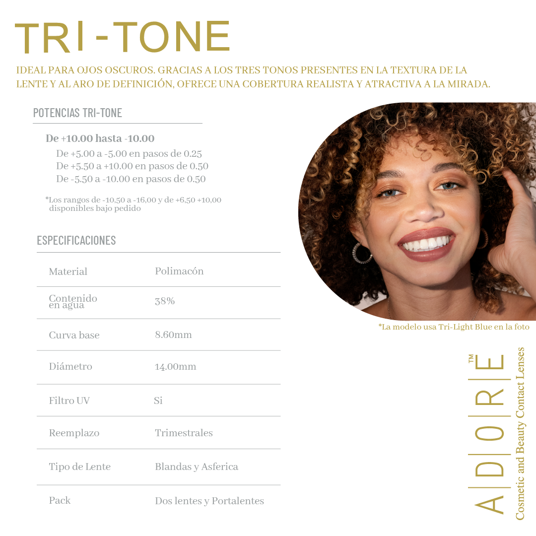 ADORE TRI-TONE BLUE 2PK