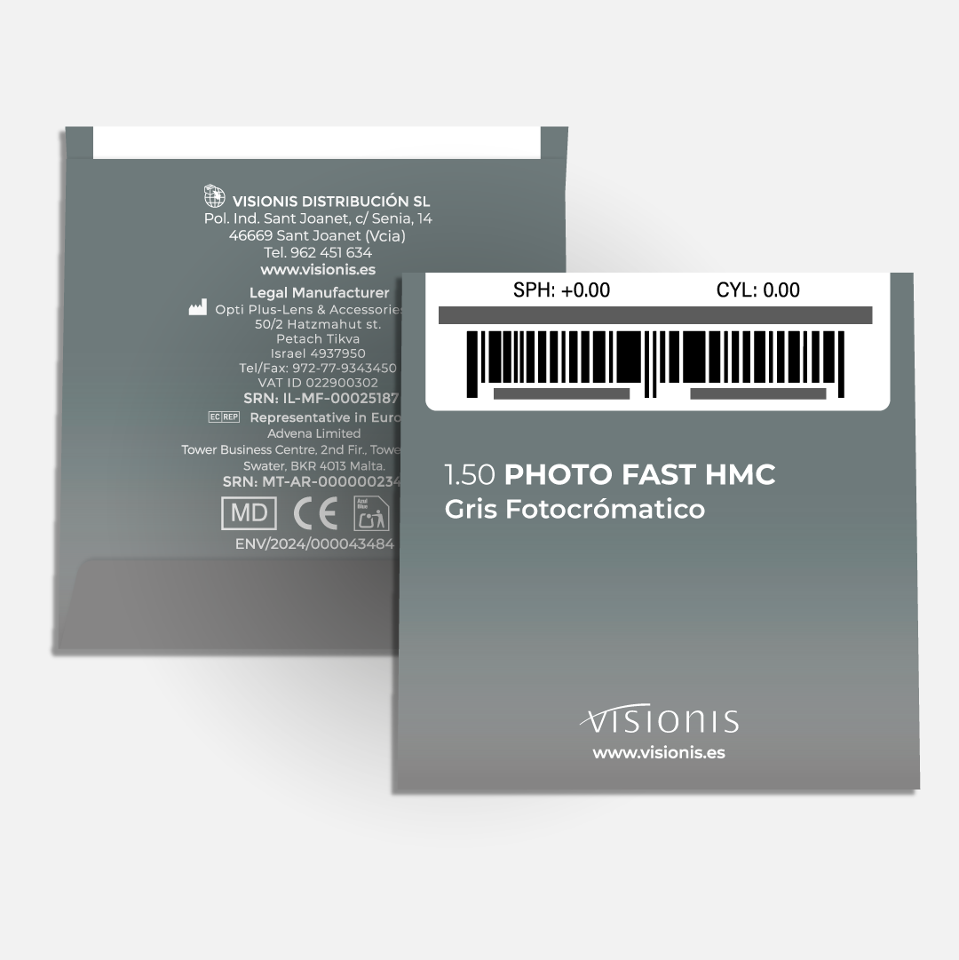 1.56 PHOTO FAST GRIS FOTOCROMÁTICO