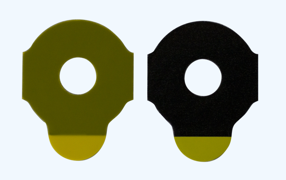 PEGATINA ESTÁNDAR NEGRO 1mm 1000uds