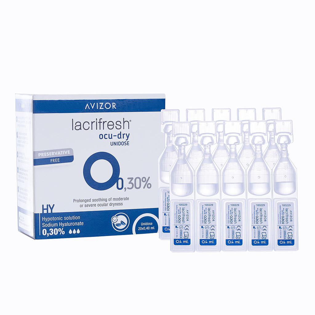 LACRIFRESH OCU DRY 0.30% 20X0.4 ml