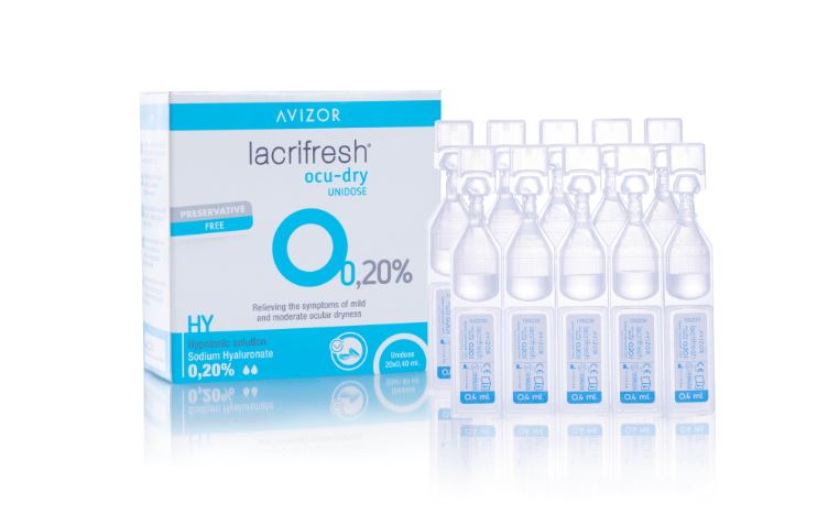 LACRIFRESH OCU DRY 0.20% 20X0.4 ml