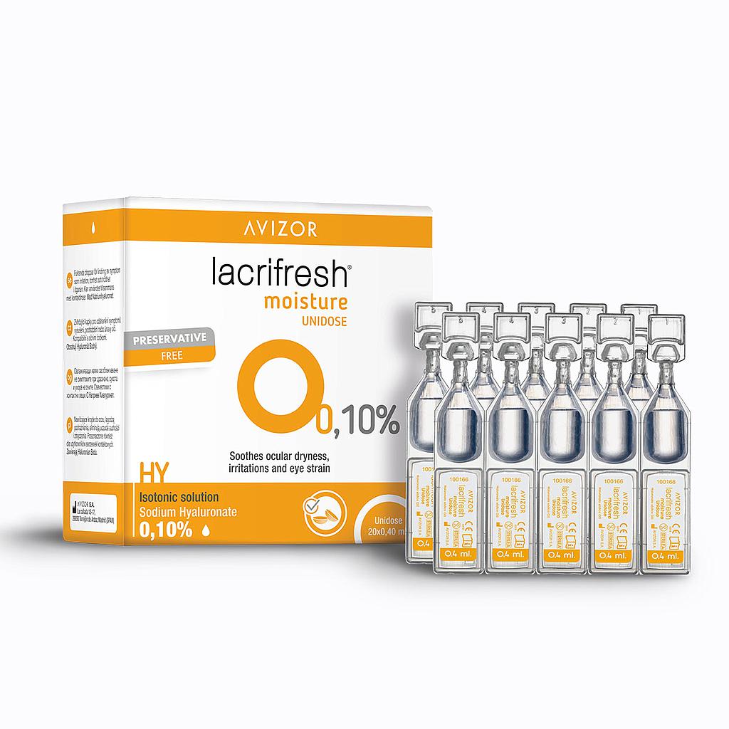 LACRIFRESH MOISTURE 0.10% 20X0.4 ml