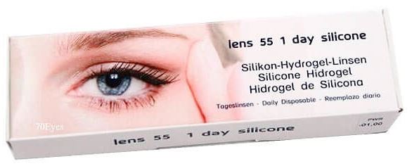 LENS 55 1 DAY SILICONE 15PK