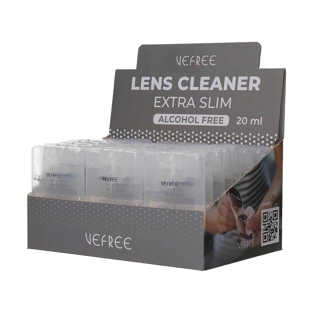 EXPOSITOR SPRAY LIMPIA GAFAS VEFREE TARJETA 20 ML 24 ud