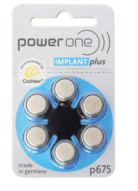 PILA POWER ONE 675 IMPLANT PLUS 1 RUEDA(6 PILAS)
