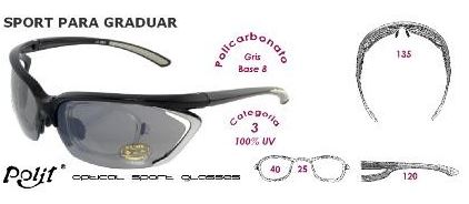 GAFA DEPORTIVA CON SUPLEMENTO GRADUABLE