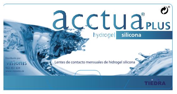 ACCTUA PLUS HIDROGEL SILICONA 6PK