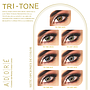 ADORE TRI-TONE LIGHT  BLUE 2PK